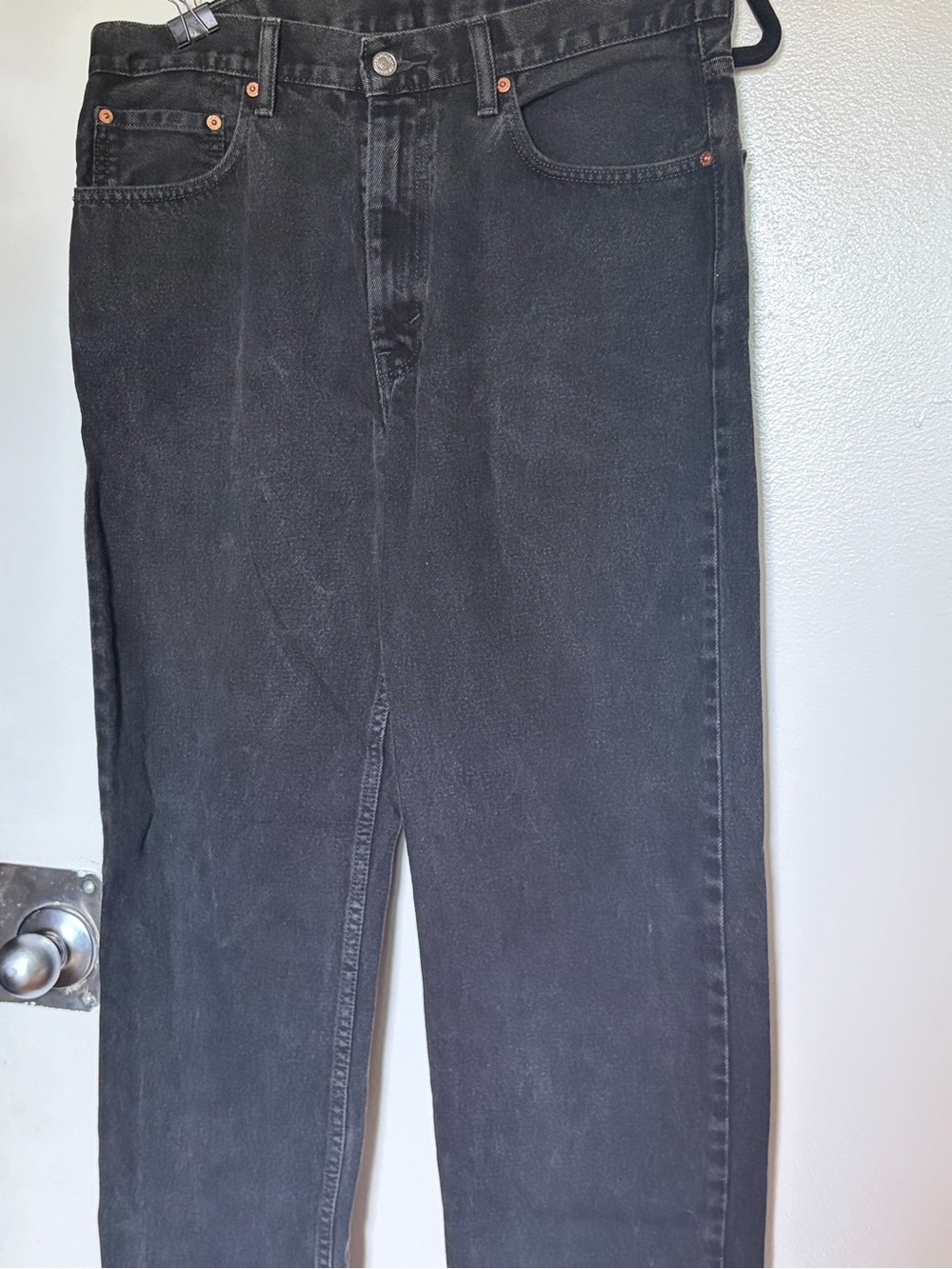 Levi's Black Straight Jeans - Classic Five-Pocket Style
